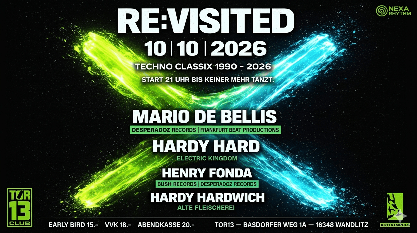 Tor13-10-10-2026 Hardy Hard, Mario de Bellis, Henry Fonda, Hardy Hardwich EDM Party